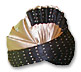 Silk Turban - Golden/Black 