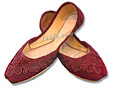 Ladies khussa- Maroon- Pakistani Khussa Shoes