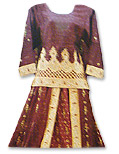 Jamawer/Katan Silk Lehnga - Pakistani Wedding Dress