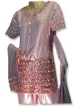 Tea Pink Satin Silk Sharara 